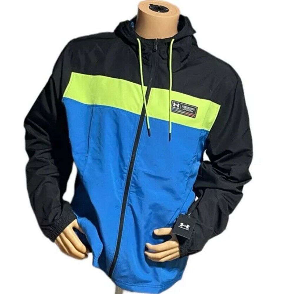 NEW Under Armour Men's UA‎ Sportstyle Chroma Windbreaker Jacket Size Small NWT - Picture 3 of 4